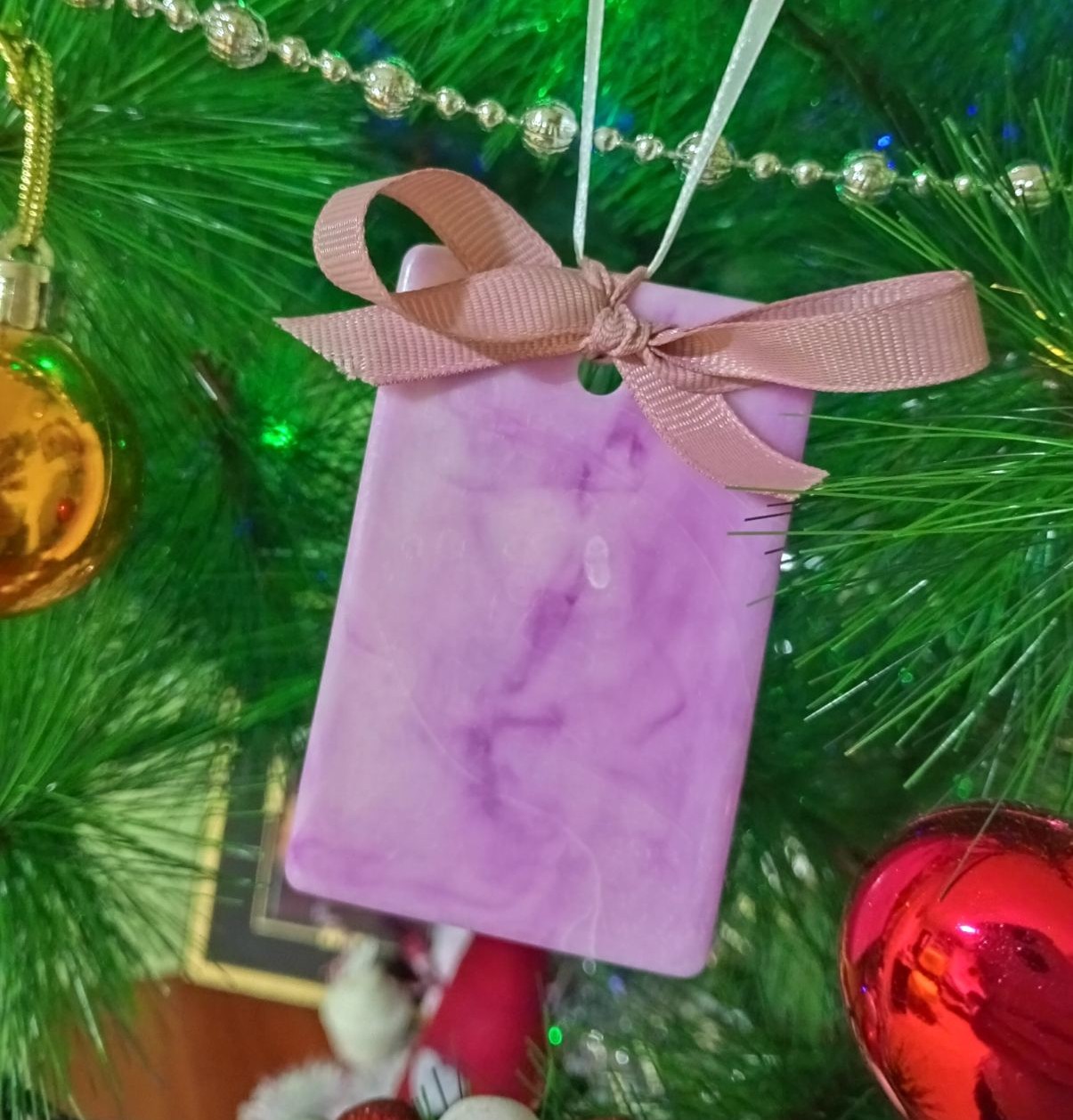 Plăcuțe parfumate auto din ceară de palmier – Lavandă