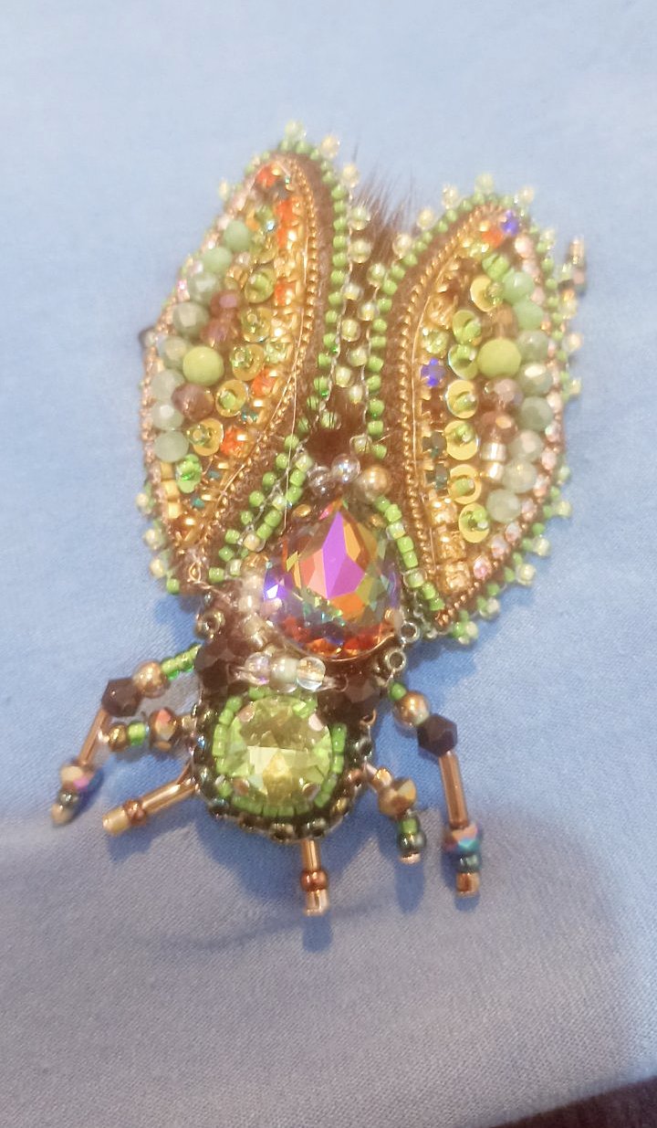 Broșă „Gândac” 5